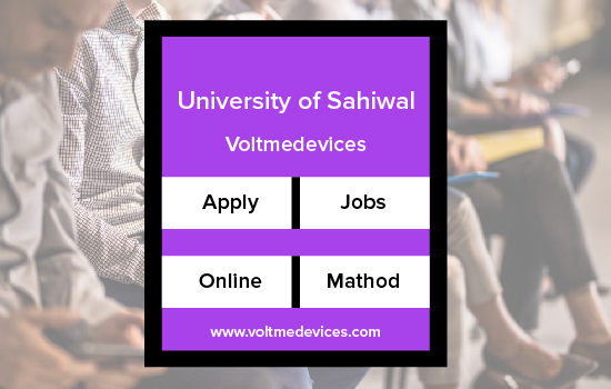 University of Sahiwal Jobs 2024