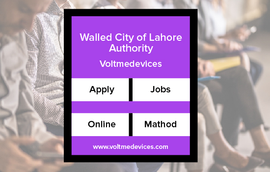 Walled City of Lahore Authority Jobs 2024